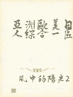 亚洲欧美日韩成人综合一区二区