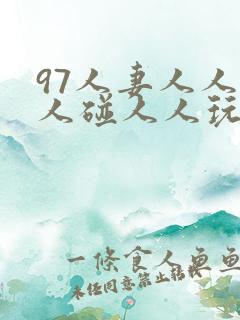 97人妻人人做人碰人人玩