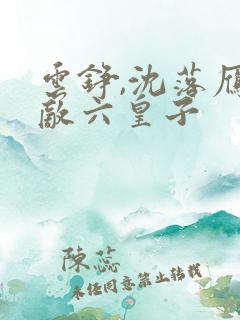 云铮,沈落雁无敌六皇子