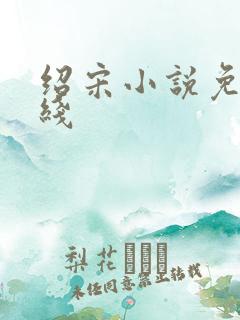 绍宋小说免费在线