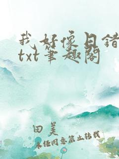 我好像日错人了txt笔趣阁