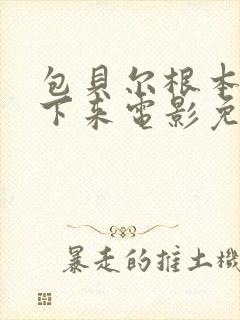 包贝尔根本停不下来电影免费
