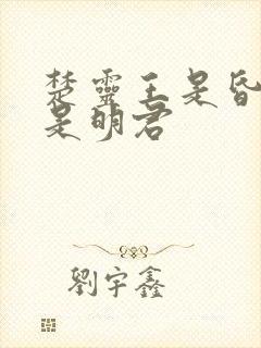 楚灵王是昏君还是明君