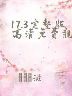 17.3完整版高清免费观看