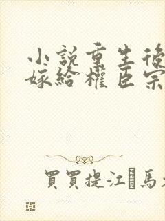 小说重生后绝不嫁给权臣宗肆在线阅读