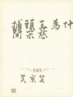 捕头王为什么离开宋慈