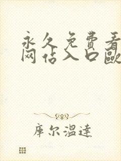 永久免费看mv网站入口欧片,欧美