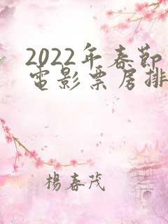 2022年春节电影票房排行榜