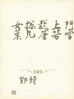 女总裁上门女婿叶凡唐若雪