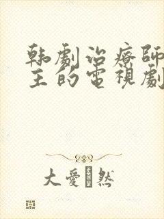 韩剧治疗师双男主的电视剧在线观看