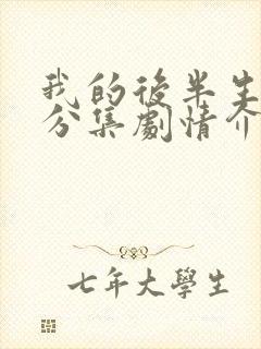 我的后半生剧情分集剧情介绍