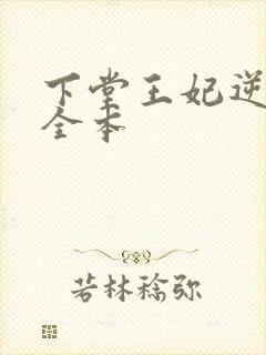 下堂王妃逆袭记全本