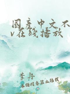 国产中文不卡av在线播放