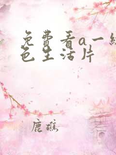 免费看a一级黄色生活片