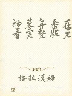 神墓年番在线观看完整版免费第5集