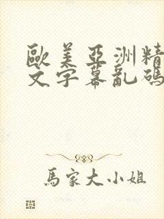 欧美亚洲精品中文字幕乱码免费高清