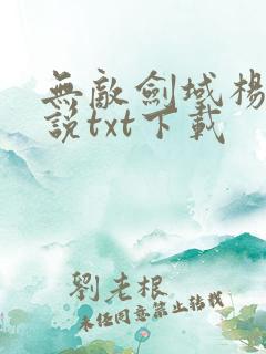 无敌剑域杨叶小说txt下载
