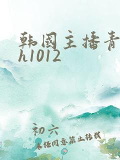 韩国主播青草yh1012