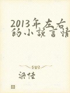 2013年左右的小说言情