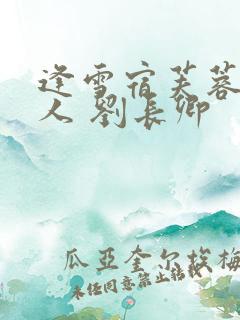逢雪宿芙蓉山主人 刘长卿