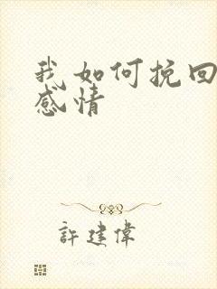 我如何挽回一段感情