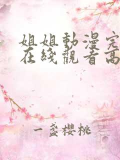 姐姐动漫完整版在线观看高清