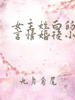 女主姓白的现代言情婚后小说