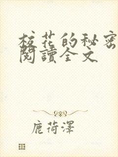 校花的秘密小说阅读全文