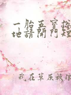 一胎五宝总裁爹地请开门短剧全集