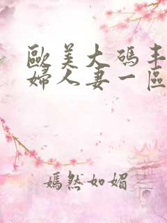 欧美大码丰满熟妇人妻一区二区
