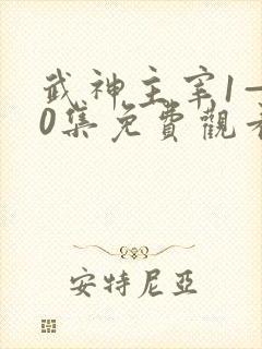 武神主宰1—40集免费观看