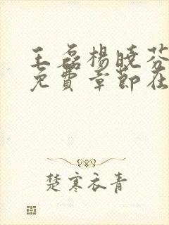 王磊杨晓芬后妈免费章节在线阅读小说