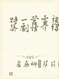 特一营电视剧全集剧情介绍