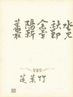 叶阳余秋水黎洁最新章节免费阅读全文