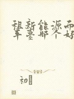 租新能源面包车平台哪个好