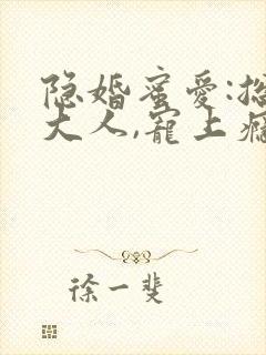 隐婚蜜爱:总裁大人,宠上瘾 完结