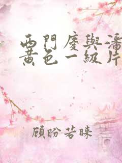 西门庆与潘金莲黄色一级片