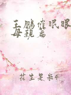 王鹏催眠眼镜之母亲篇