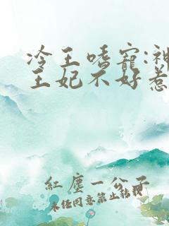 冷王嗜宠:神医王妃不好惹