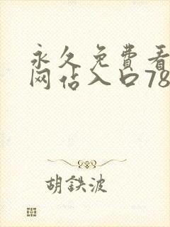 永久免费看mv网站入口78