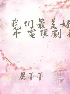 我们最美好的十年 电视剧 在线观看
