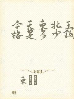 今天东北玉米价格是多少钱一斤