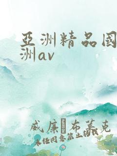 亚洲精品国产亚洲av