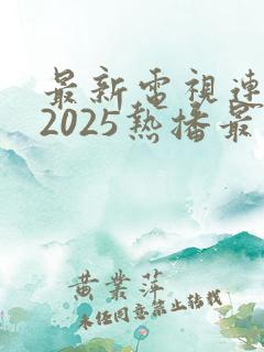 最新电视连续剧2025热播最火剧