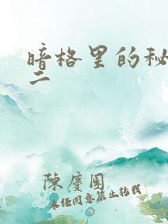 暗格里的秘密男二