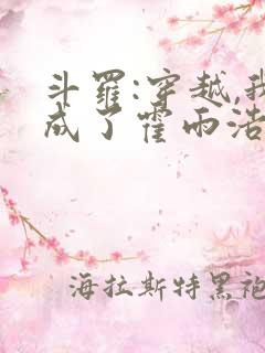 斗罗:穿越,我成了霍雨浩