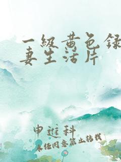 一级黄色录像夫妻生活片