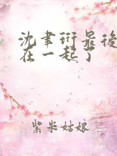 沈聿珩最后和谁在一起了