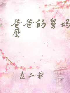 爸爸的舅妈叫什么
