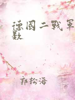 德国二战军队人数